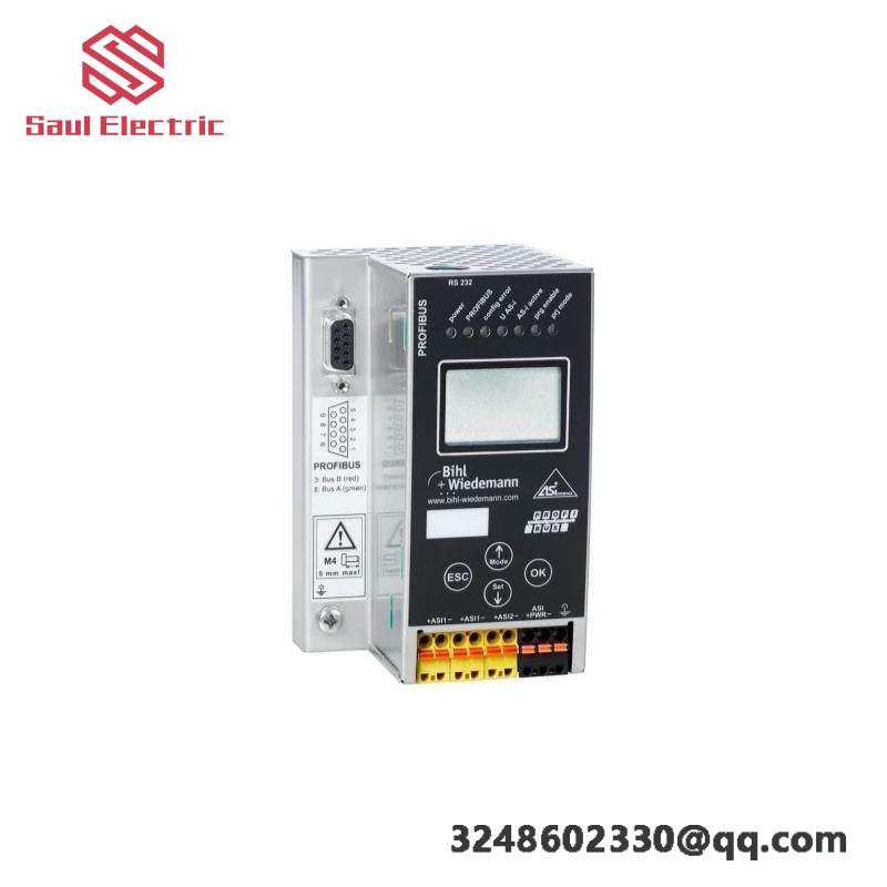 B+W BWU1569 AS-i 3.0 PROFIBUS Gateway in Stainless Steel, 2 masters