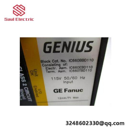 GE FANUC IC660BBD110 Discrete I/O