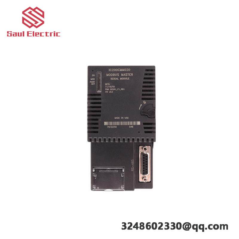 GE IC200CMM020 MODBUS MASTER MODULE