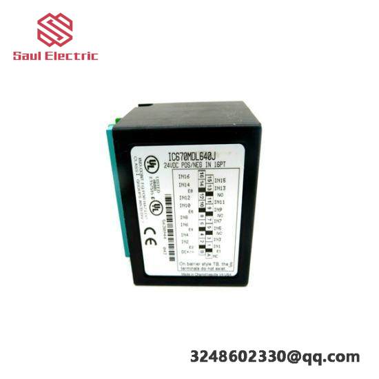 General Electric FANUC IC670MDL640J Input Module