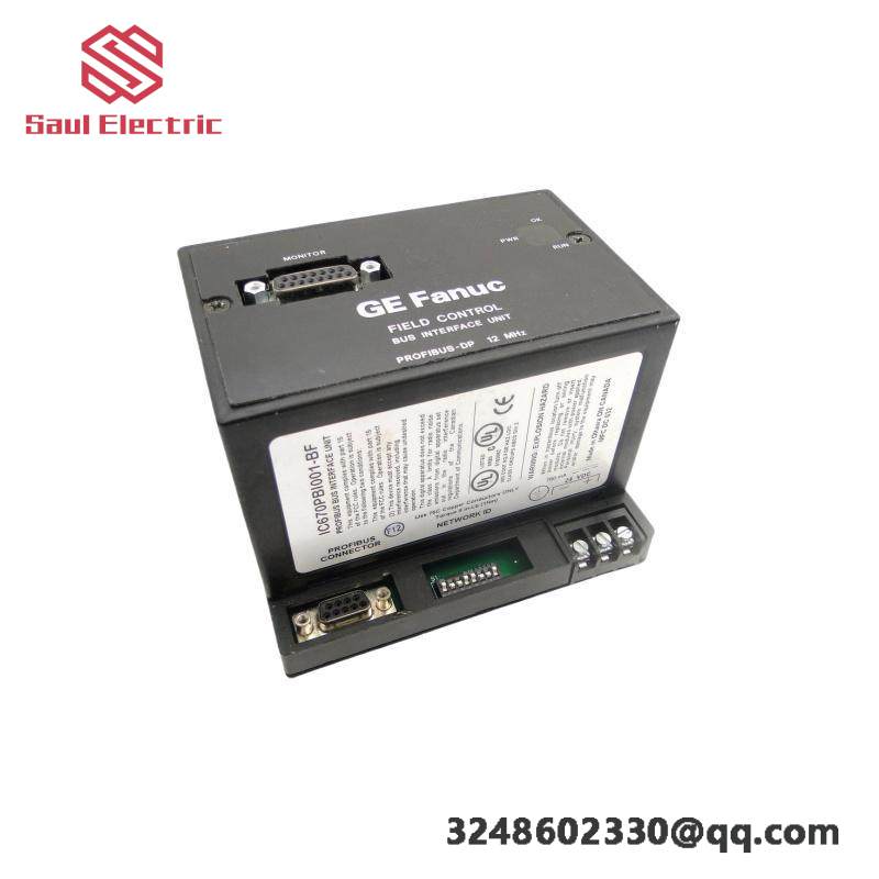 GE Fanuc IC670PBI001 Profibus Bus Interface Unit