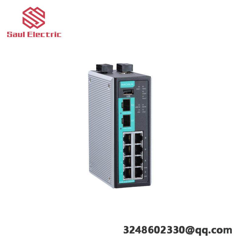 MOXA EDR-810-2GSFP Industrial Secure Router Switch