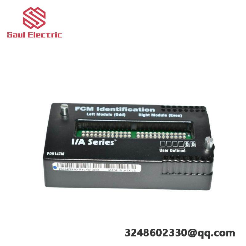 FOXBORO P0914ZM IDENTIFICATION MODULE