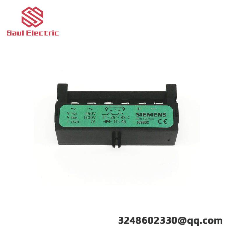 SIEMENS 169800 rectifier module