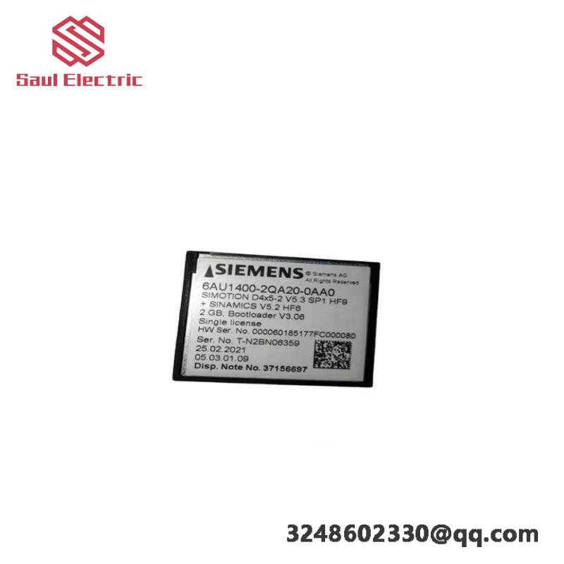 SIEMENS 6AU1400-2QA20-0AA0 Compact Flash Card