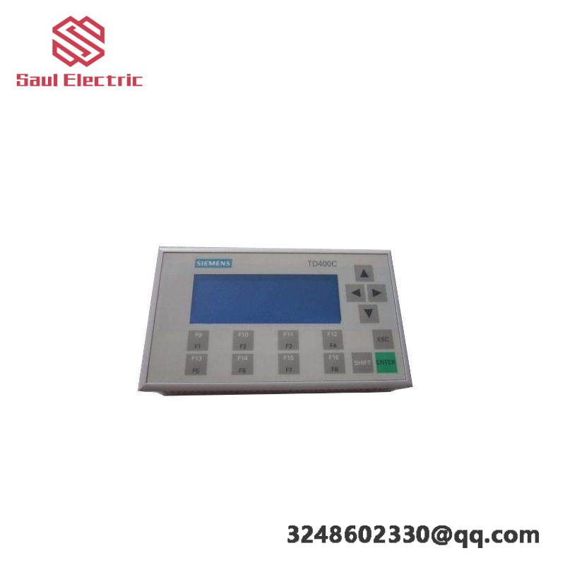 SIEMENS 6AV6640-0AA00-0AX0 TD400C text display