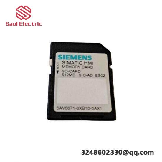 Siemens 6AV6 671-8XB10-0AX1 SIMATIC SD memory card