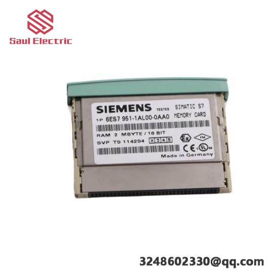 Siemens 6ES7951-1AL00-0AA0 RAM Memory Card for S7-400