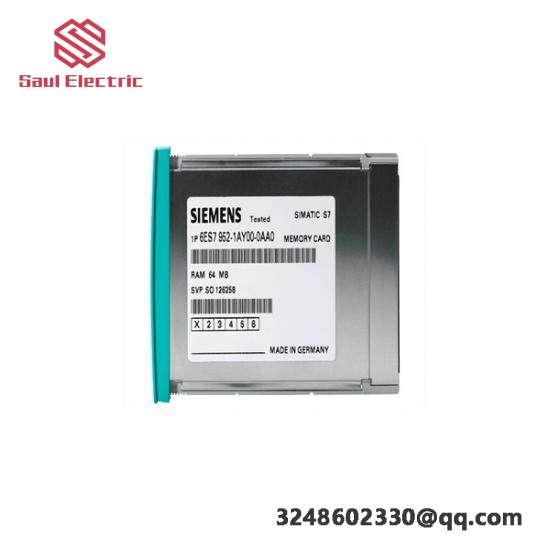 Siemens 6ES7952-1AS00-0AA0 RAM Memory Card