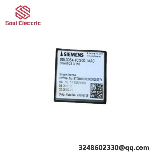 Siemens 6SL3 054-1CG00-1AA0 Compact Flash Card