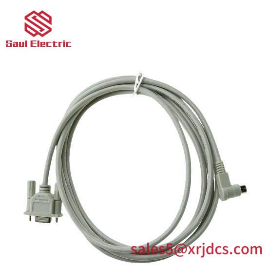 1761-CBL-PM02 8-Pin Mini DIN to 9-Pin D Shell RS232 Cable