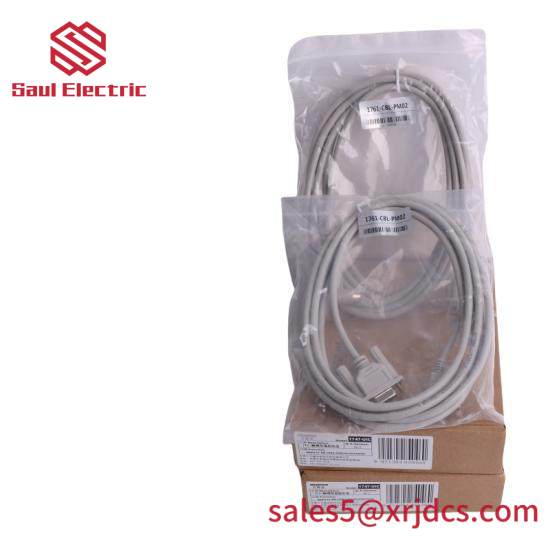 1761-CBL-PM02 8-Pin Mini DIN to 9-Pin D Shell RS232 Cable