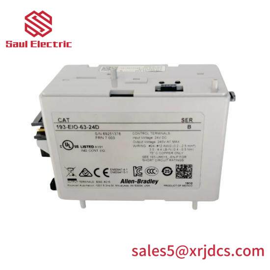 193-EIO-63-24D 193EIO6324D I/O Overload Control Module Relay