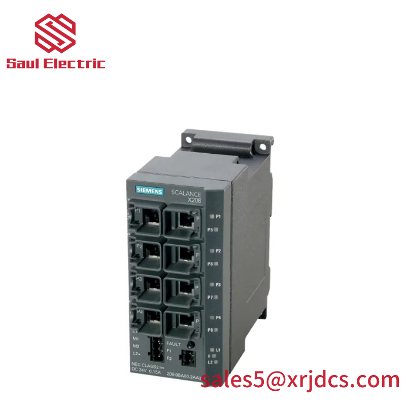 SIEMENS 6GK5208-0BA10-2AA3 SCALANCE X208