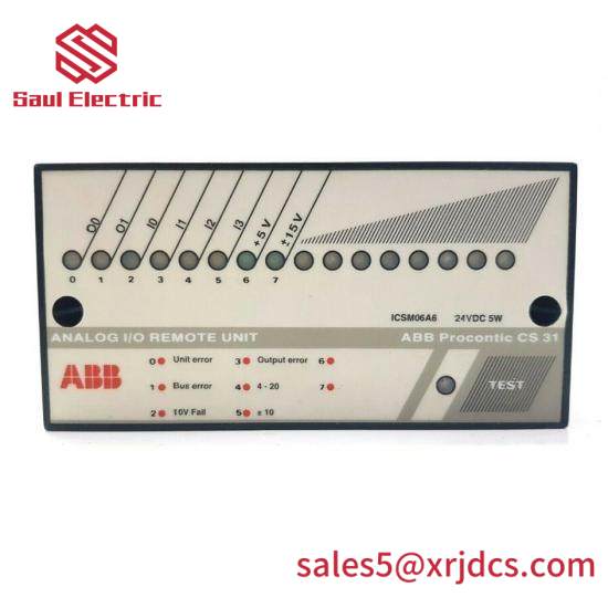 ABB ICSM06A6 Analog I/O Remote Unit