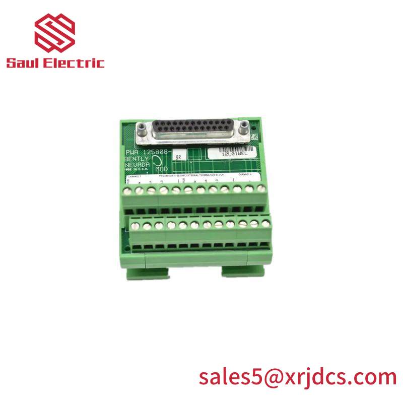 BENTLY NEVADA 125808-02A PROXIMITOR SEISMIC EXTERNAL TERMINAL BLOCK