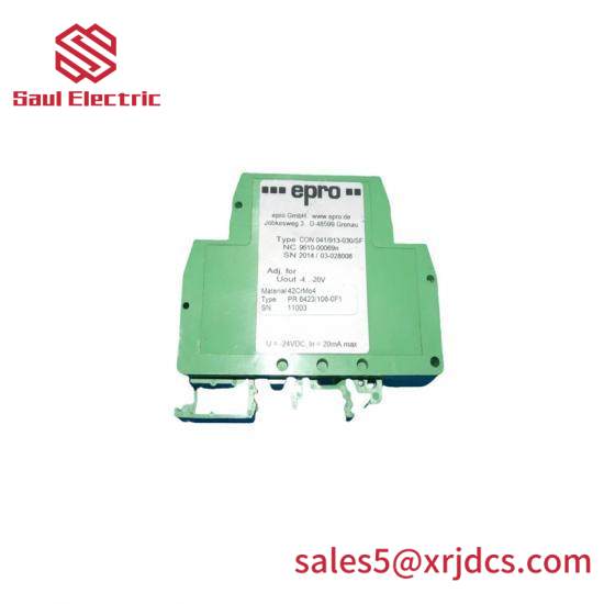 Emerson CON041/913-030/SF EPRO Eddy current signal converter