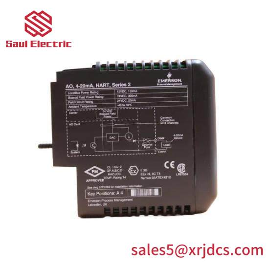 Emerson DeltaV VE4005S2B1 Analog Output Card