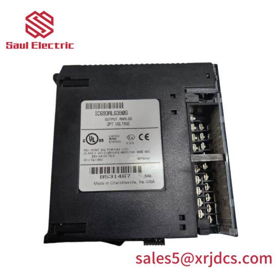 GE FANUC IC693ALG390 Analog Output I/O