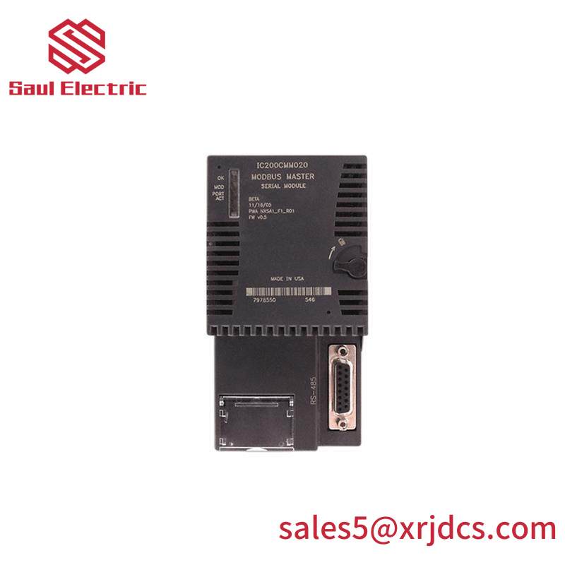GE IC200CMM020 MODBUS MASTER MODULE