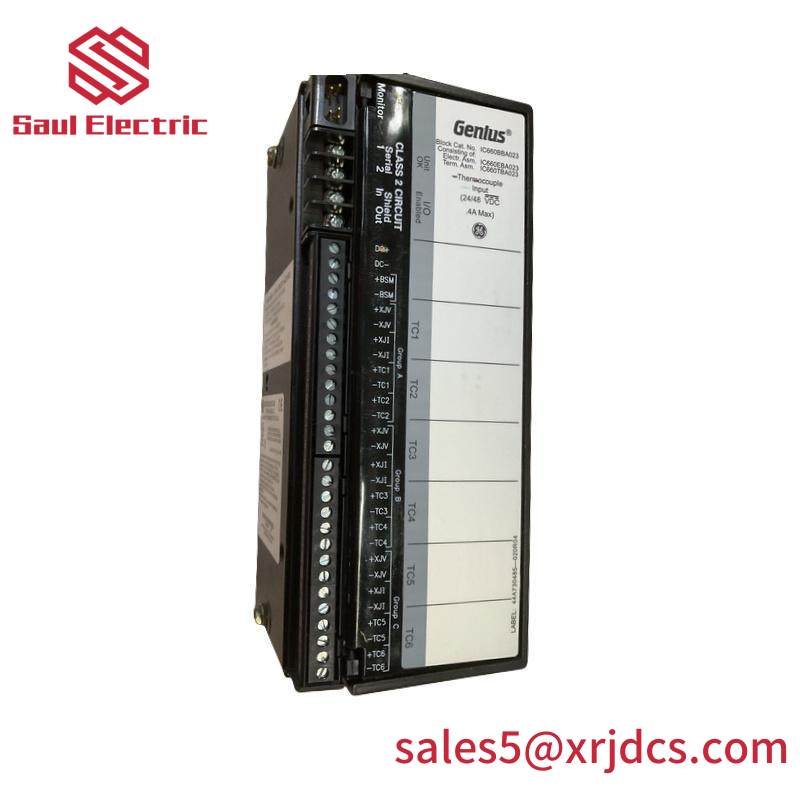GE Fanuc IC660BBA023 I-O Thermocouple Input Block
