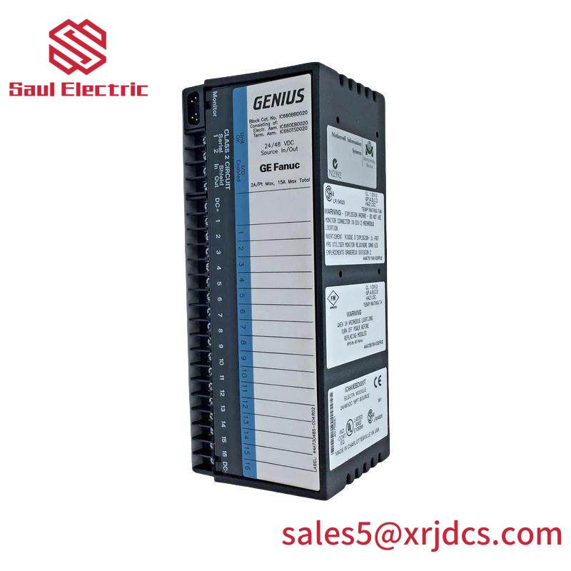 GE IC660BBD020 I/O Interface Block