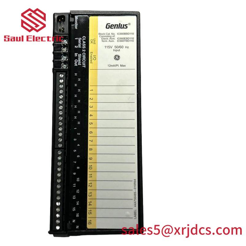 GE IC660BBD110 Discrete input block