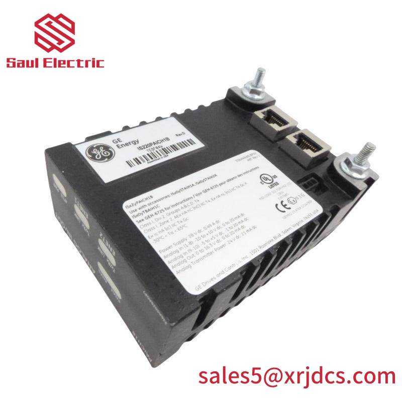 GE IS220PAICH1B 10 analog input and 2 analog outputs