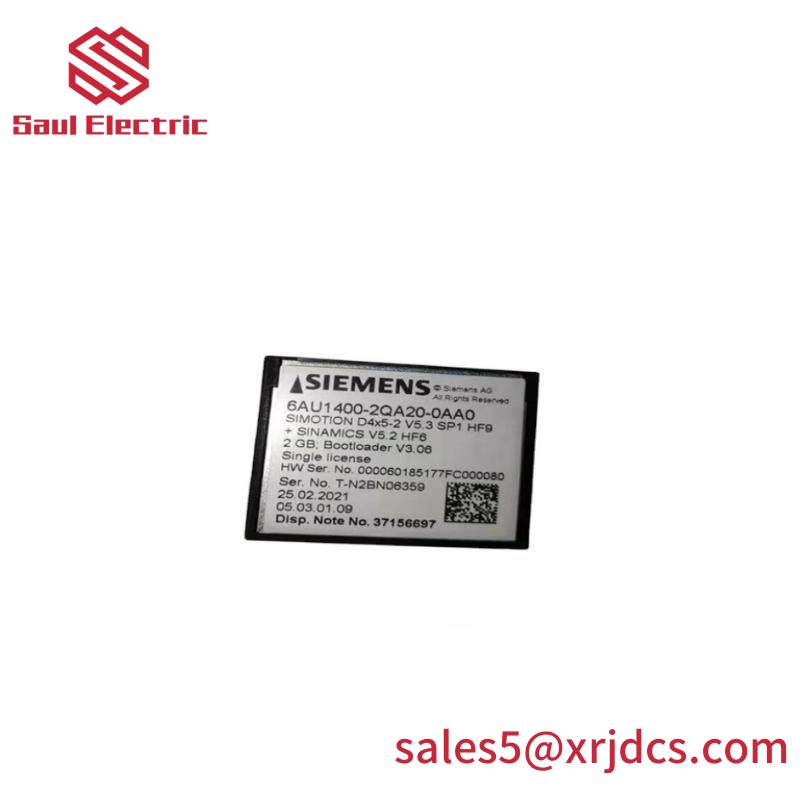SIEMENS 6AU1400-2QA20-0AA0 Compact Flash Card