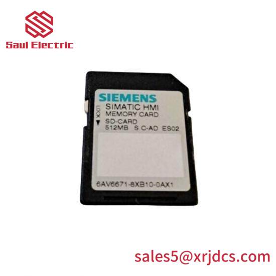 Siemens 6AV6 671-8XB10-0AX1 SIMATIC SD memory card