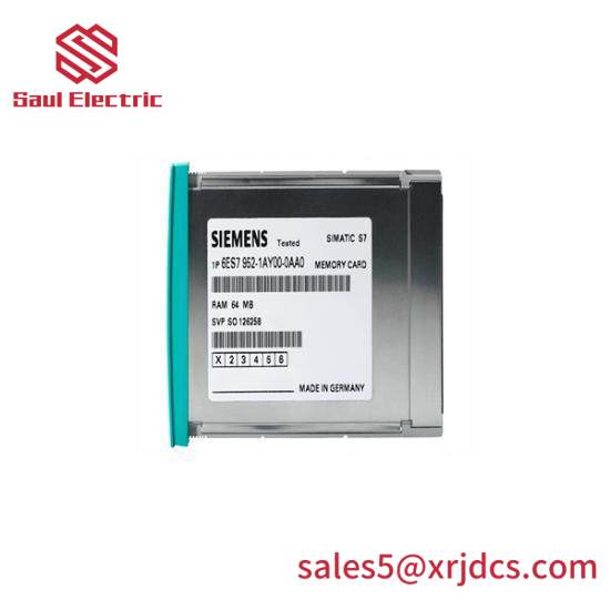 Siemens 6ES7952-1AS00-0AA0 RAM Memory Card