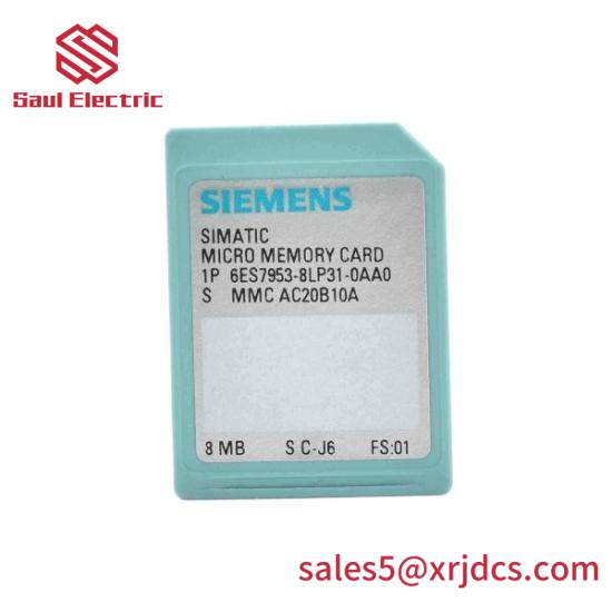 Siemens 6ES7 953-8LP31-0AA0  Memory Card