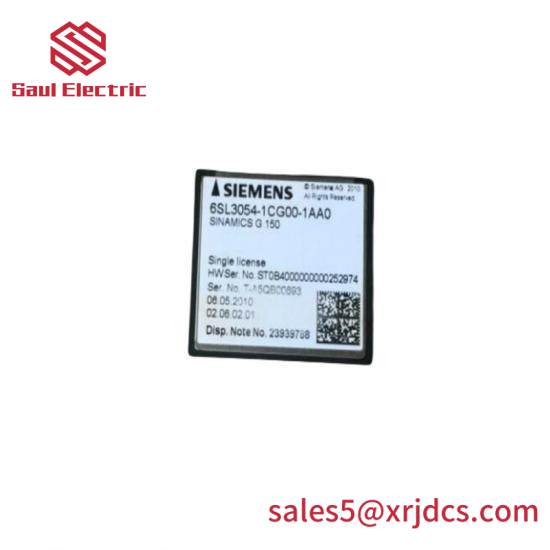 Siemens 6SL3 054-1CG00-1AA0 Compact Flash Card