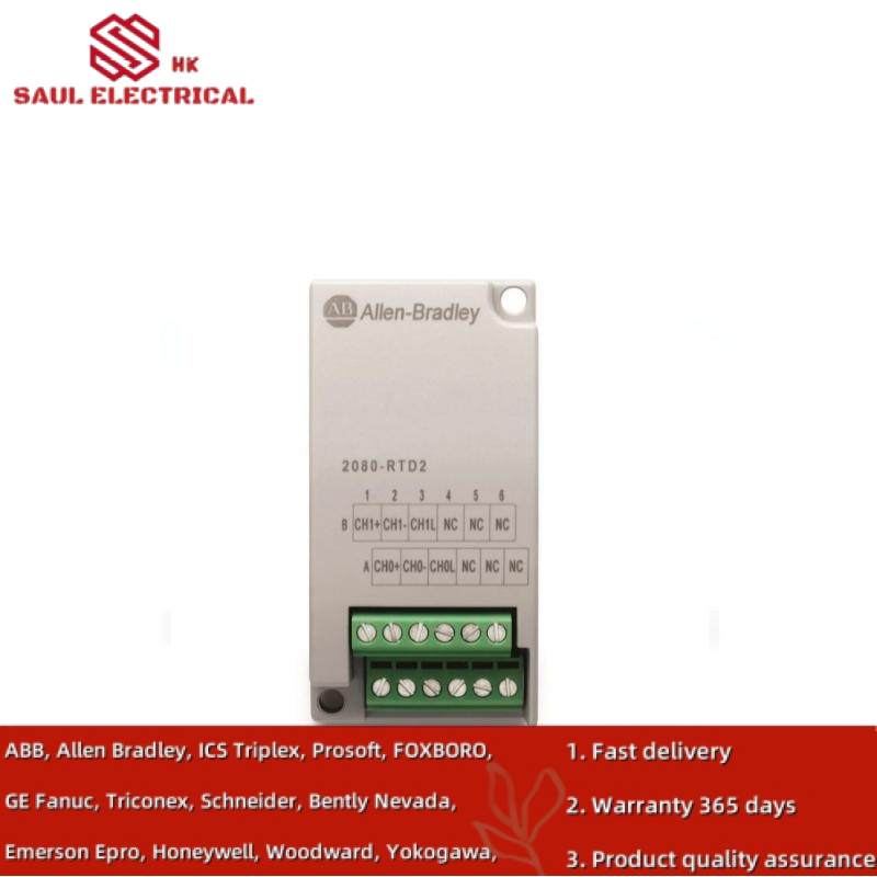 AB 2080-RTD2 Resistance Thermometer Detector Inputs