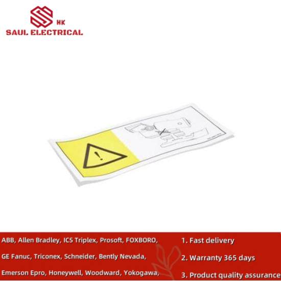 ABB 3HAC020611-001 Warning label robotic parts