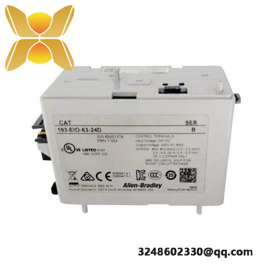 193-EIO-63-24D 193EIO6324D I/O Overload Control Module Relay