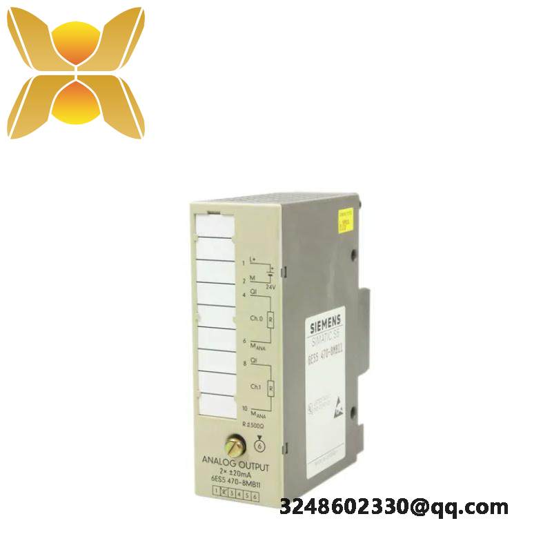 SIEMENS 6ES5470-8MB11 Analog Output Module