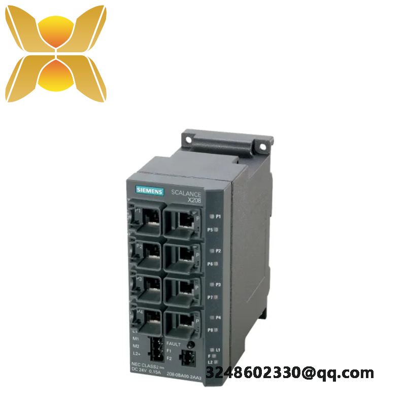 SIEMENS 6GK5208-0BA10-2AA3 SCALANCE X208