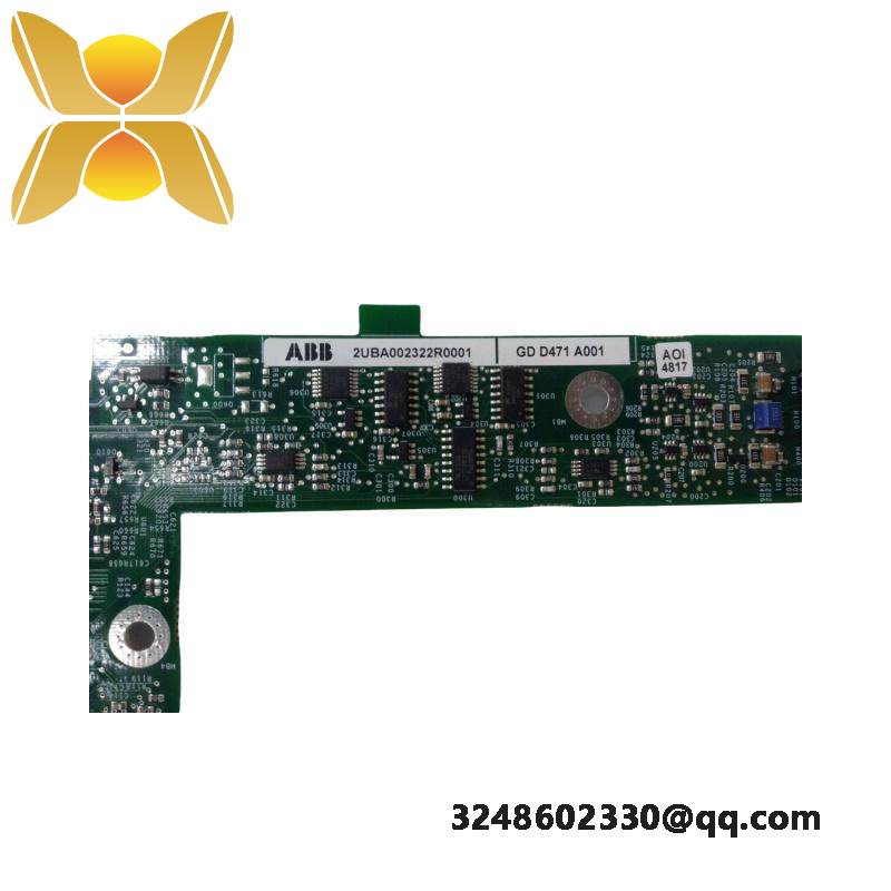 ABB 2UBA002322R0001 GDD471A001 MODULE