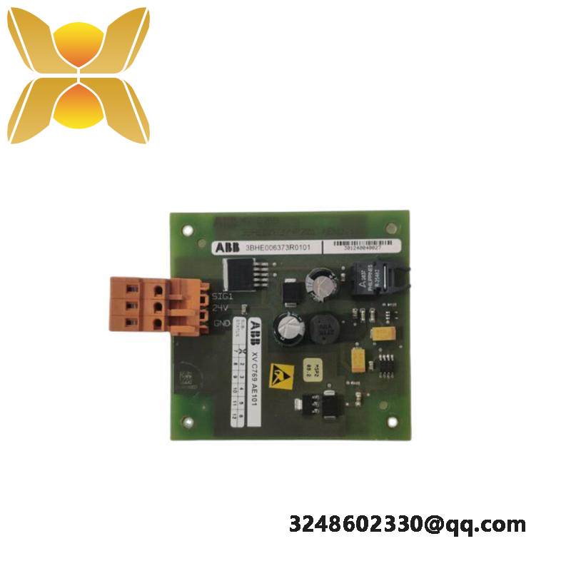 ABB 3BHE006373R0101 ;XVC769AE101 OEI-BOARD