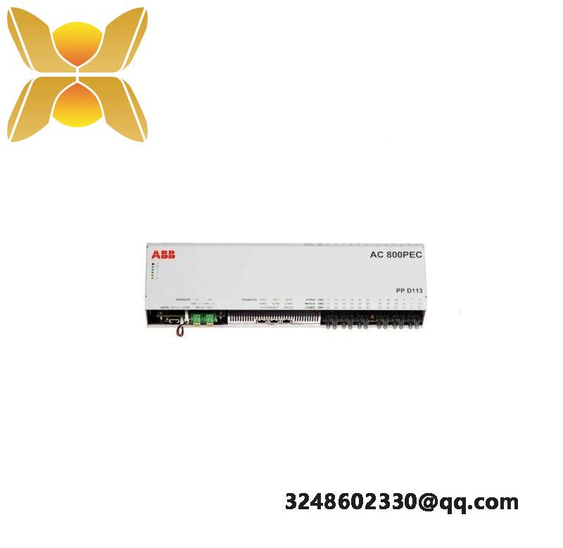 ABB 3BHE023784R2530 PP D113 B01-25-111000 controller