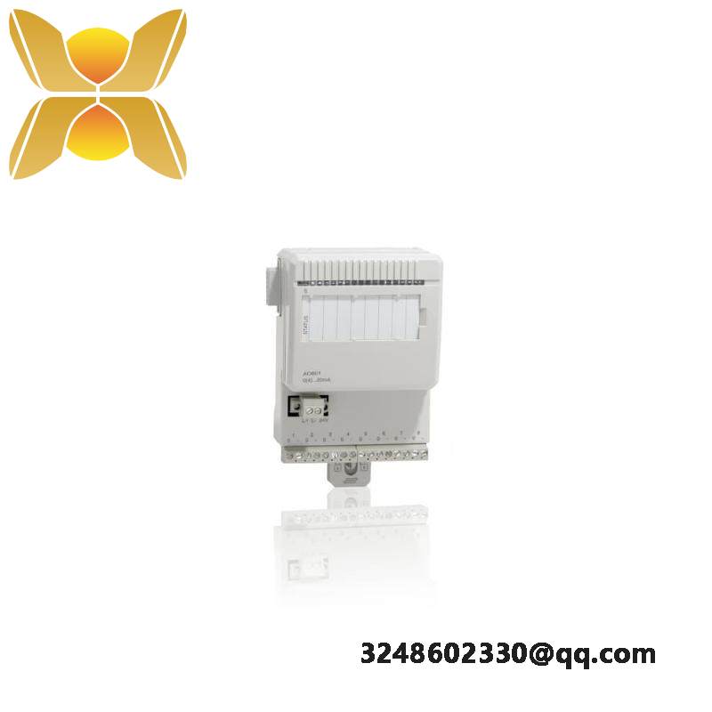 ABB AO801 3BSE020514R1 AO801 Analog output 8 ch