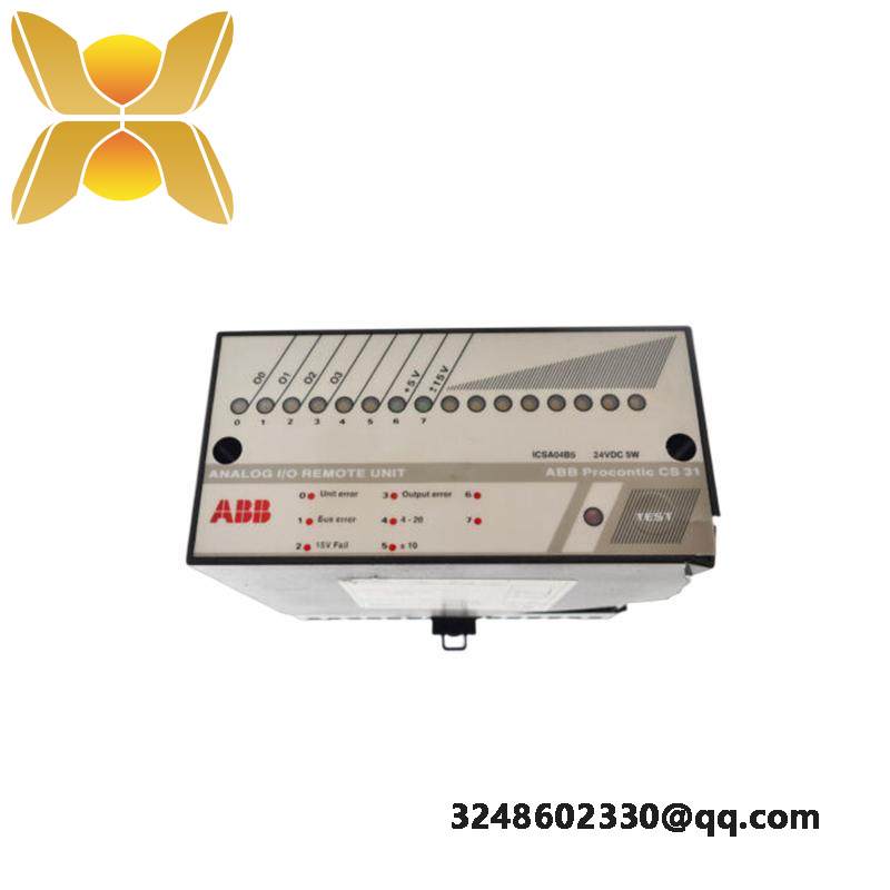 ABB ICSA04B5 ANALOG I/O REMOTE UNIT