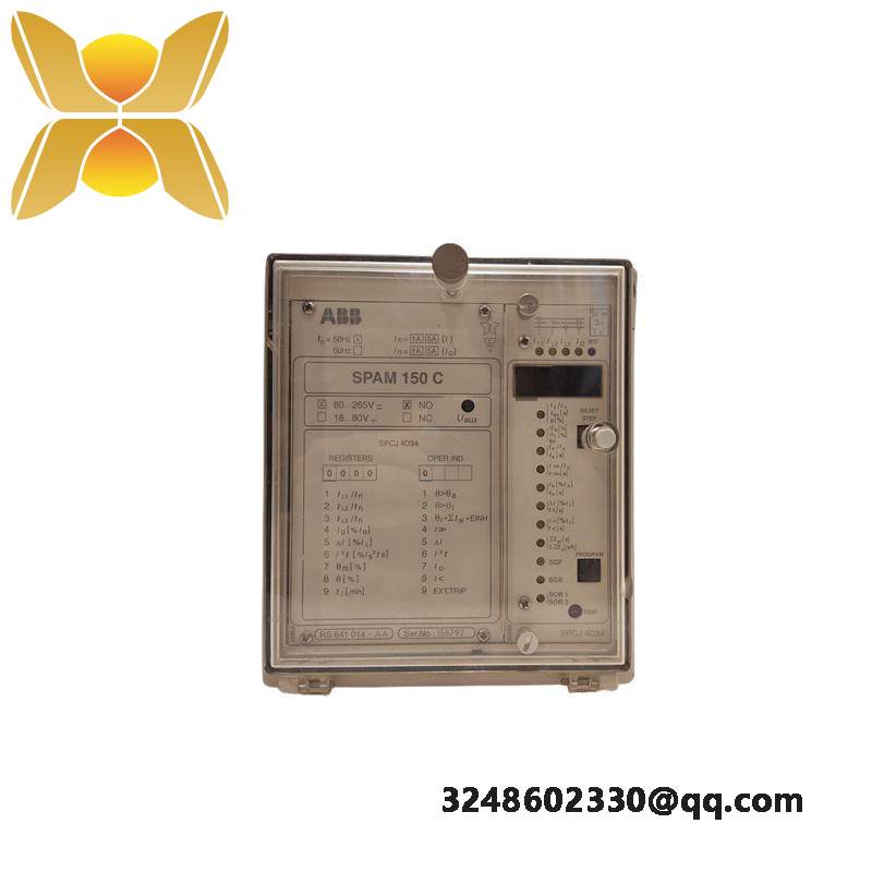 ABB SPAM-150C MOTOR PROTECTION RELAY
