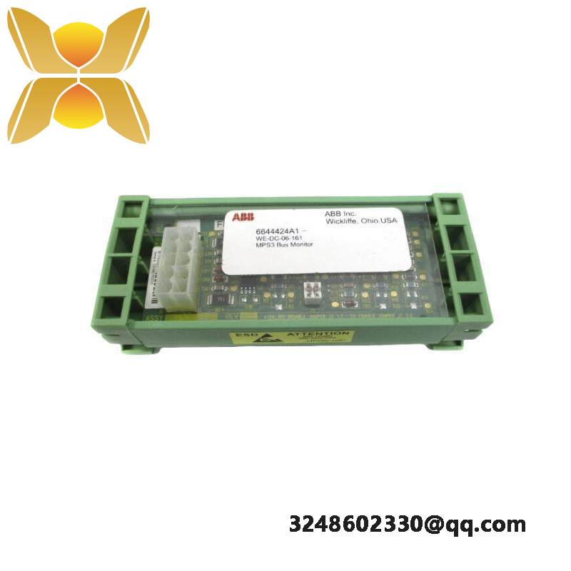 ABB WE-DC-06-161 6644424A1 Voltage Bus Monitor Assembly