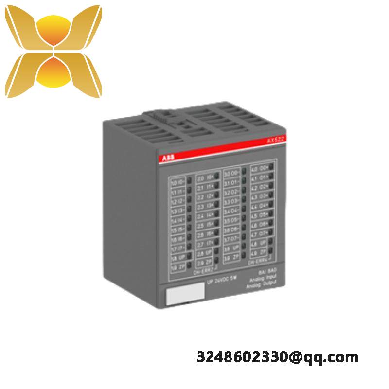 ABB AX522 8AI/8AO Power supply module