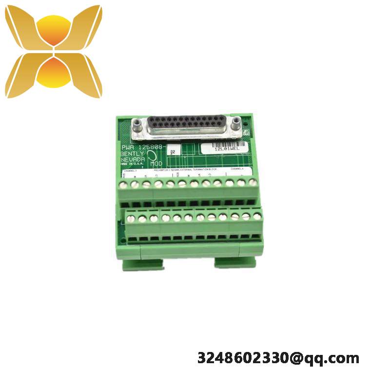 BENTLY NEVADA 125808-02A PROXIMITOR SEISMIC EXTERNAL TERMINAL BLOCK