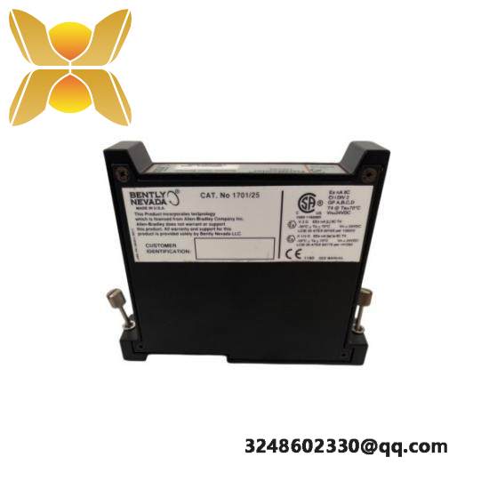 Bently Nevada 1701/25 FieldMonitor Seismic Input Monitor
