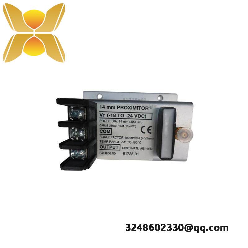 Bently Nevada 81725-01 Proximitor Sensor