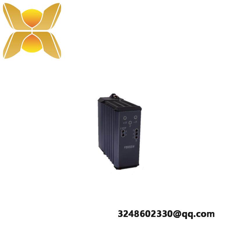 BENTLY NEVADA FBMSSW Control card